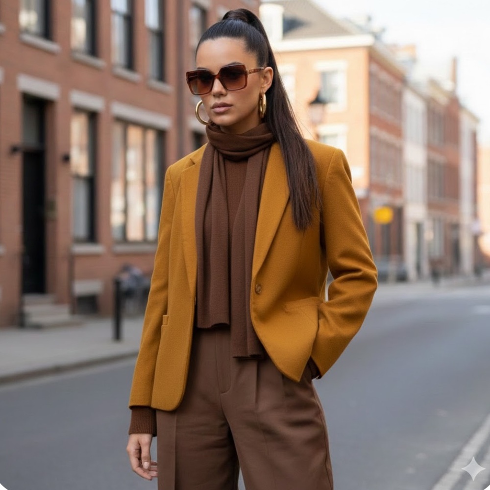 Vintage Mustard Blazer/ Coat